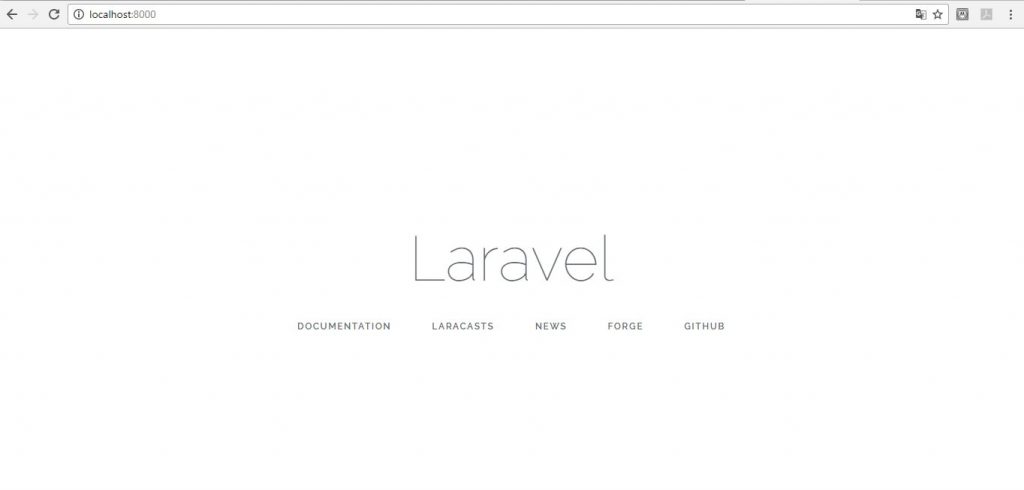 Testando a aplicação Laravel